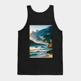 Early Morning at the Beach in Summer Tank Top